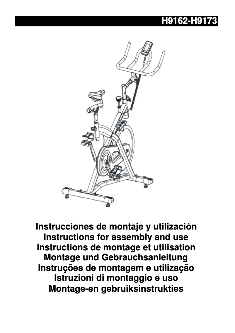 Page 1 of the manual User Manual BH Fitness H9162