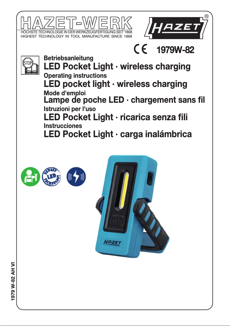 Page 1 de la notice Manuel utilisateur Hazet 1979W-82