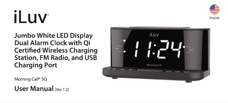 Page 1 de la notice Manuel utilisateur iLuv Morning Call 5Q