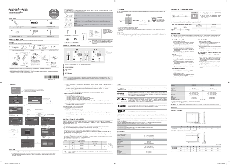 Página 1 del manual Manual de usuario Samsung HG40NC677DF