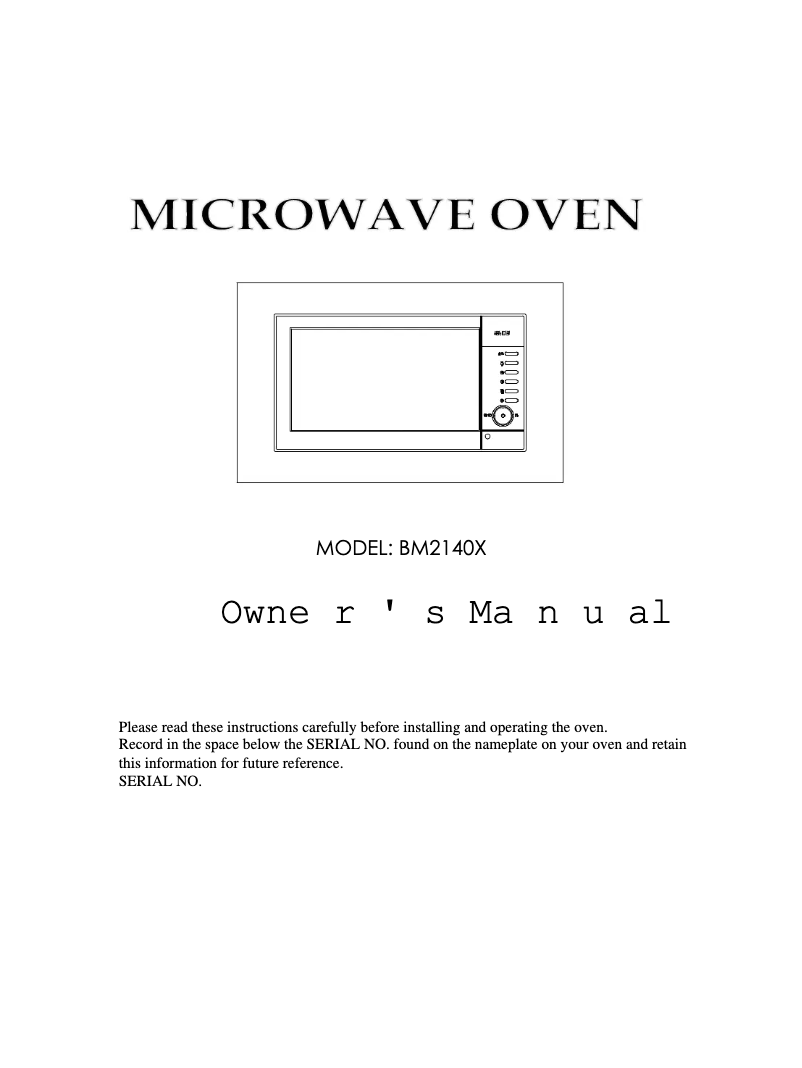 Page 1 de la notice Manuel utilisateur Gorenje BM2140