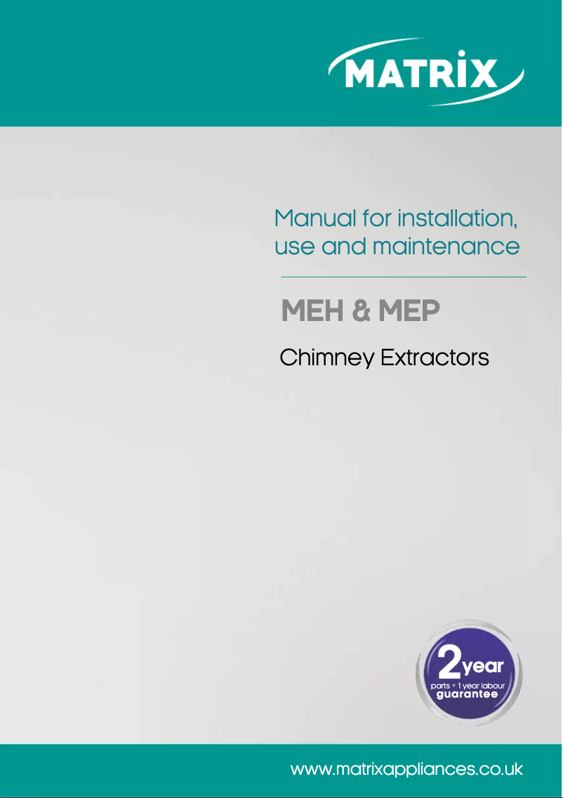 Page 1 de la notice Manuel utilisateur Matrix MEH601SS