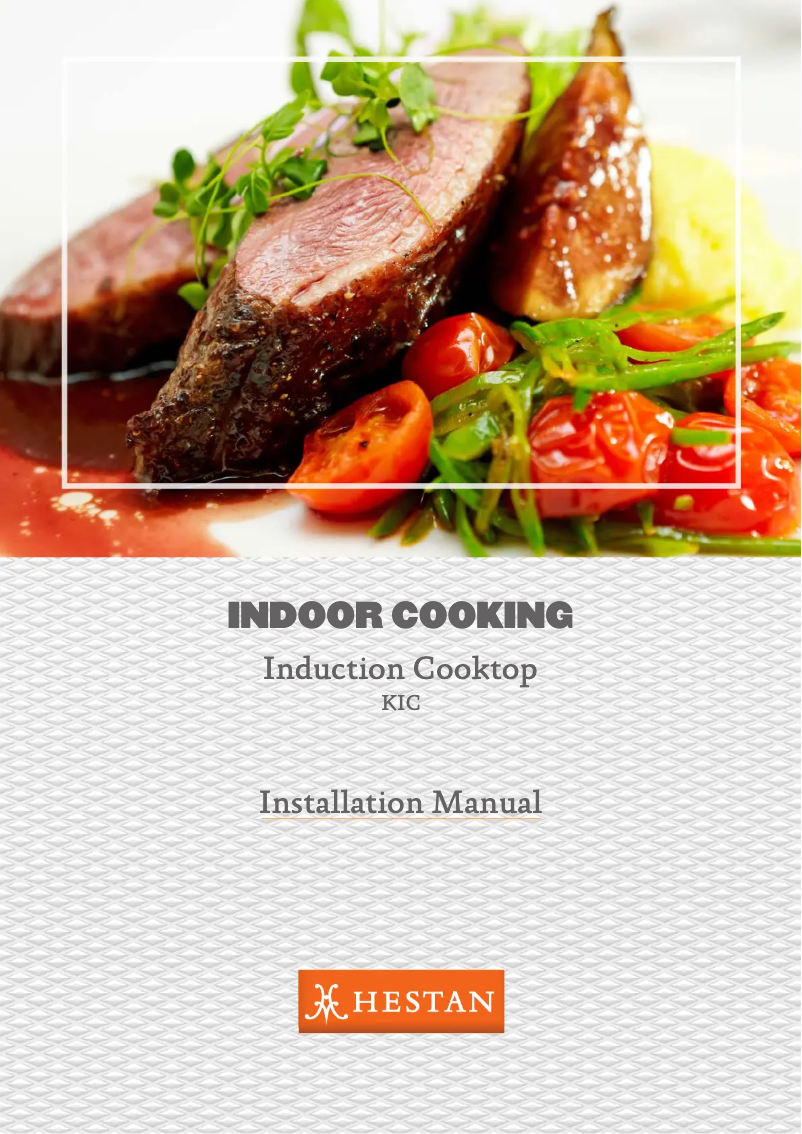 Page 1 de la notice Guide d'installation Hestan KIC30-MS