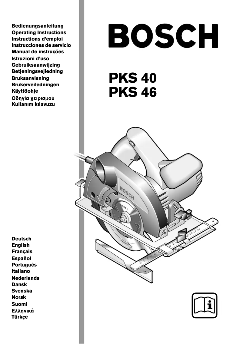 Page 1 of the manual User Manual Bosch PKS 46