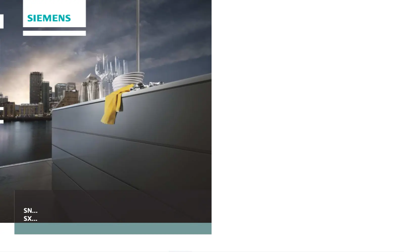 Page 1 de la notice Manuel utilisateur Siemens SN25M280EU