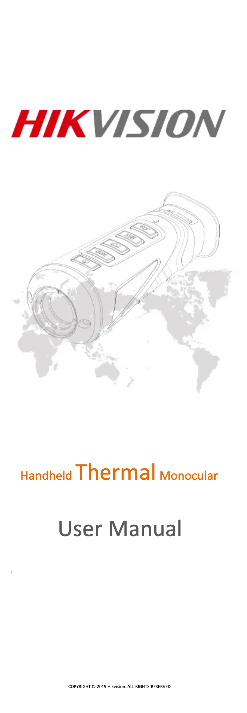 Page 1 de la notice Manuel utilisateur Hikvision DS-2TS03-35UF/W-O335