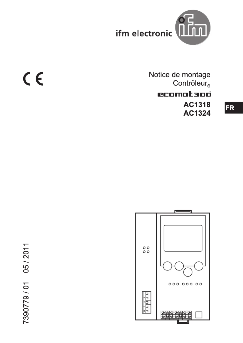Page 1 de la notice Manuel utilisateur IFM AC1318