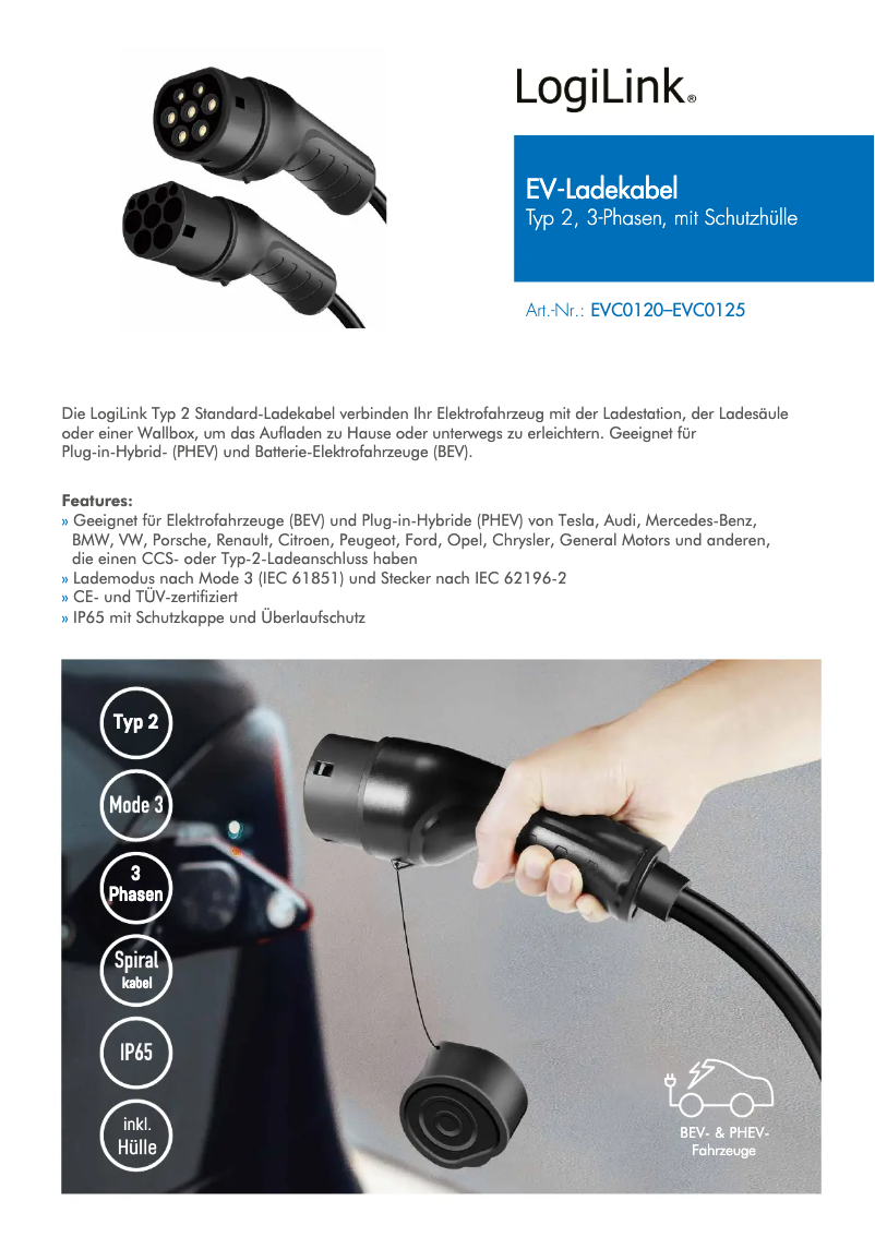 Página 1 del manual Manual de usuario LogiLink EVC0123