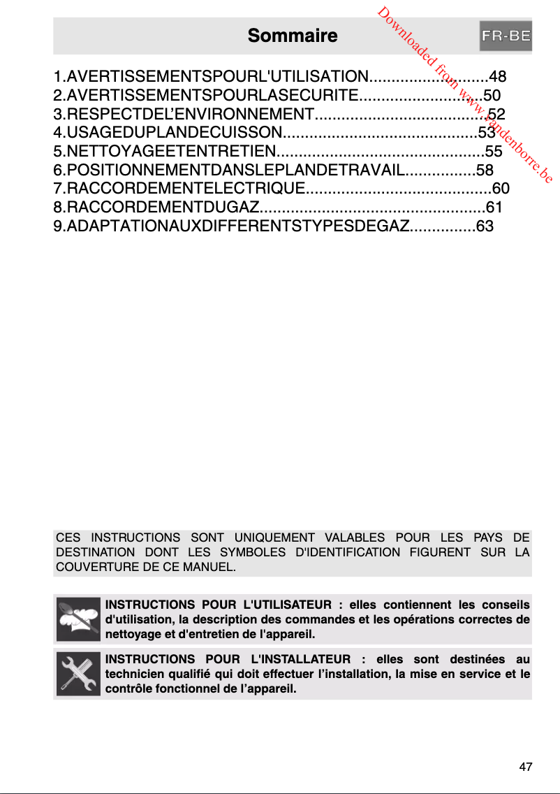 Página 1 del manual Manual de usuario Smeg SR975XGH