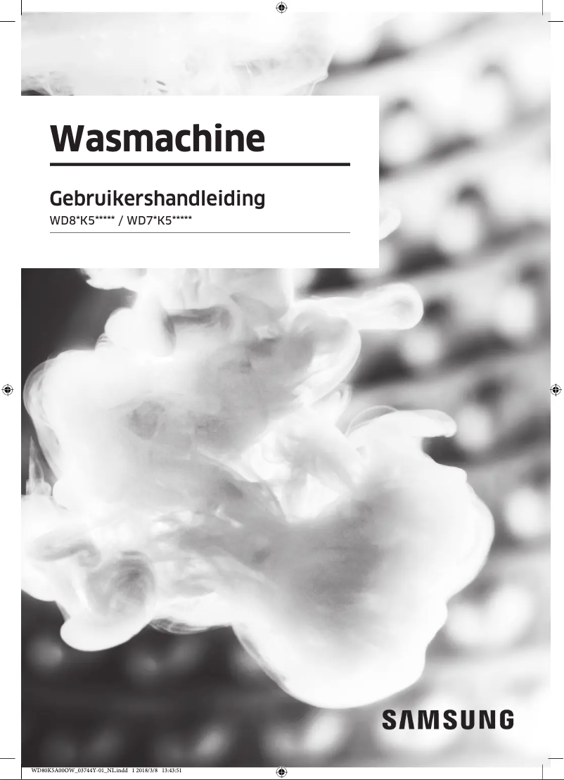 Página 1 del manual Manual de usuario Samsung WD81K5B00OW/EN