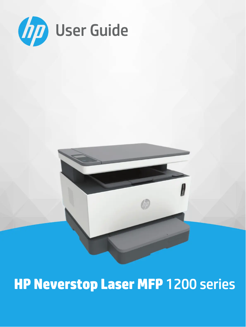 Página 1 del manual Manual de usuario HP Neverstop Laser MFP 1202nw