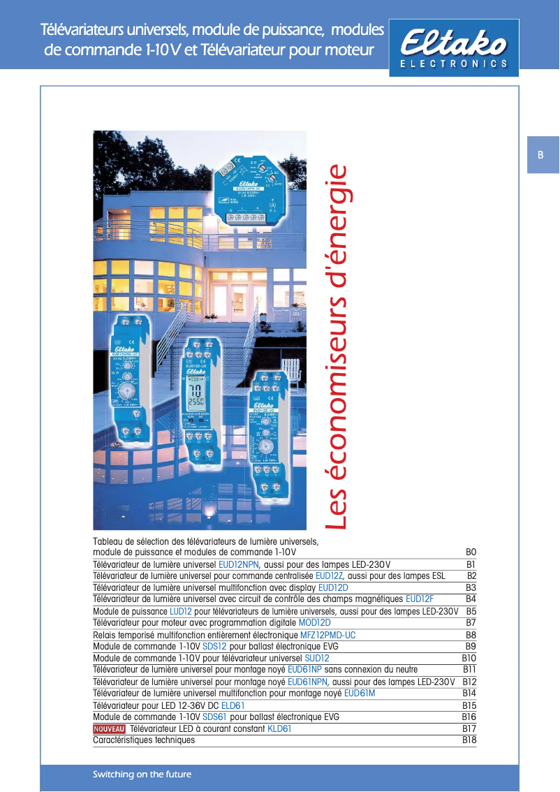 Page 1 de la notice Manuel utilisateur Eltako EUD12NPN-UC