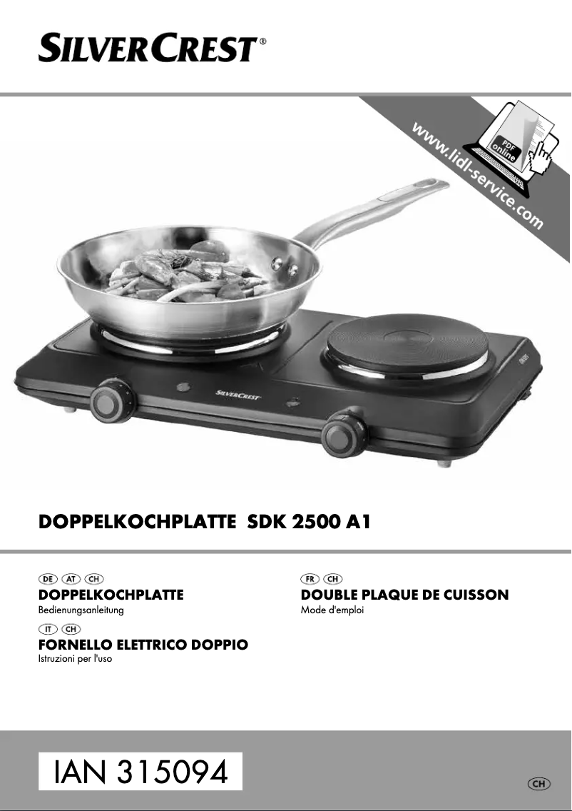 Página 1 del manual Manual de usuario SilverCrest SDK 2300 B1