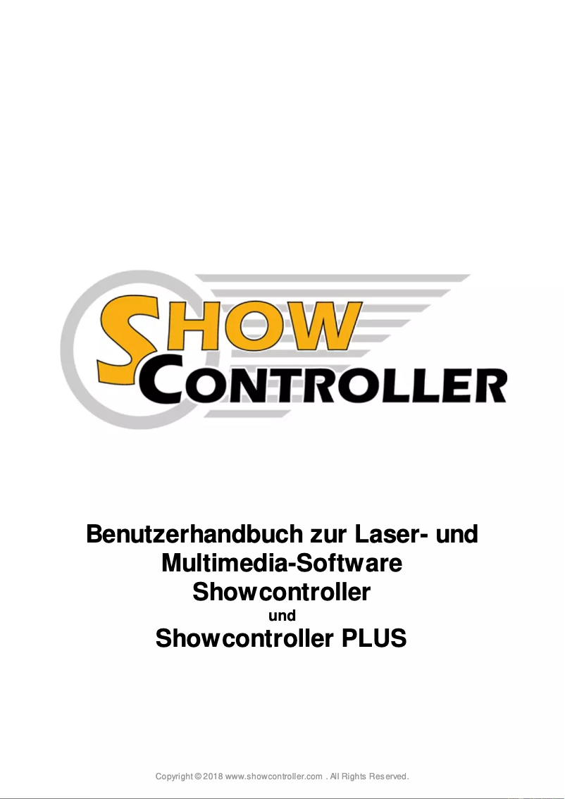 Page 1 de la notice Manuel utilisateur Laserworld Showcontroller