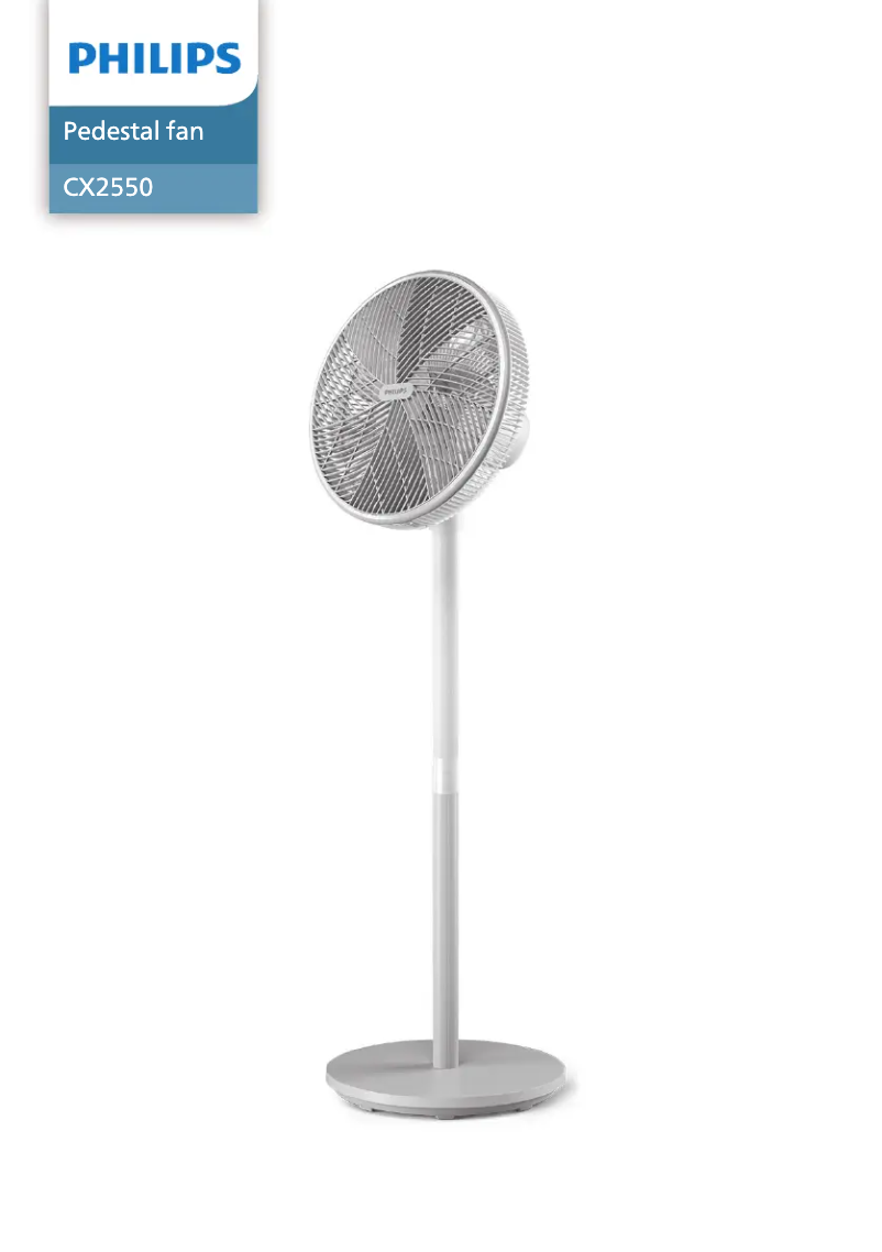 Page 1 de la notice Manuel utilisateur Philips CX2550