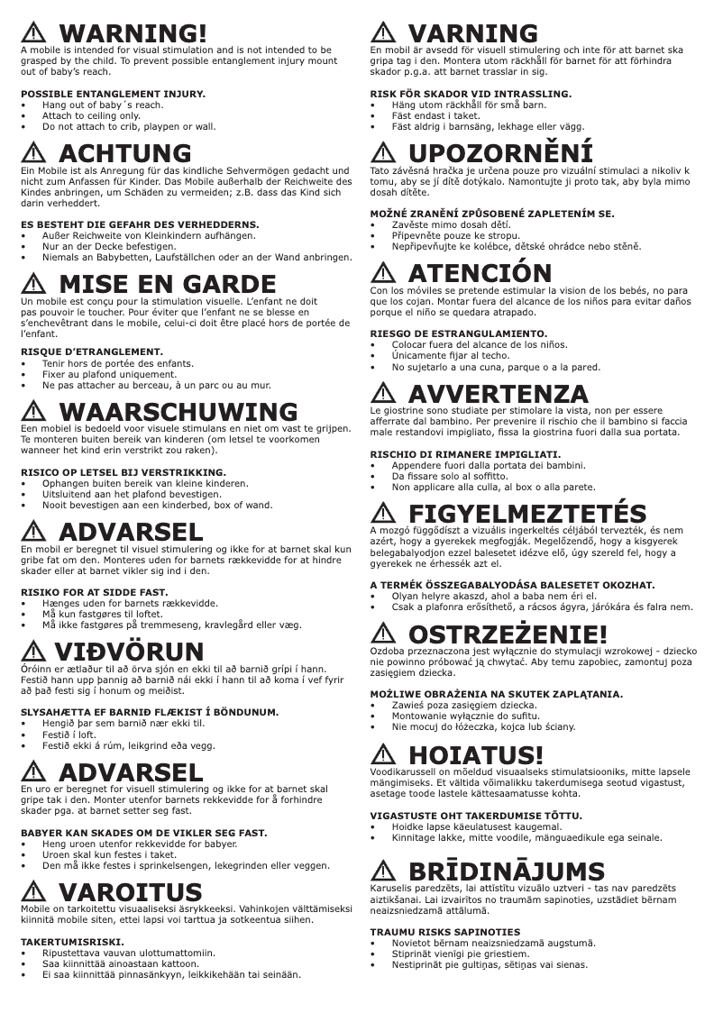 Page 1 de la notice Manuel utilisateur Ikea KLAPPA 305.152.34