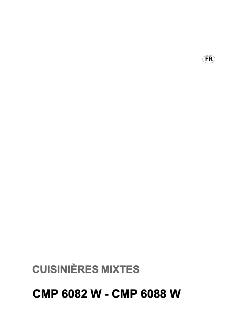 Page 1 de la notice Manuel utilisateur Faure CMP6088W