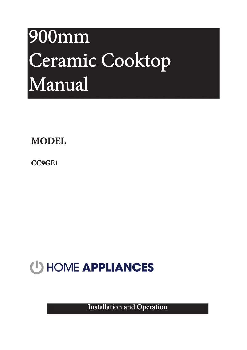 Page 1 de la notice Manuel utilisateur Euromaid CC9GE1