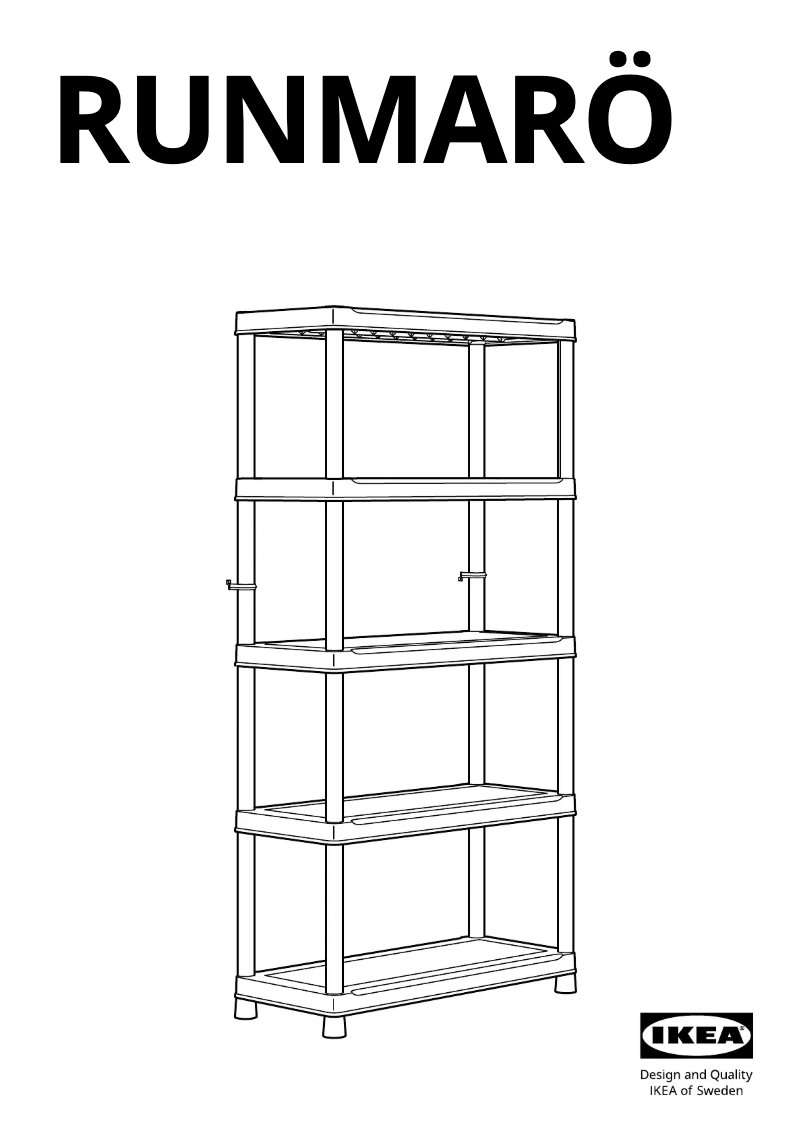 Image de la première page du manuel de l'appareil RUNMARÖ 805.513.14