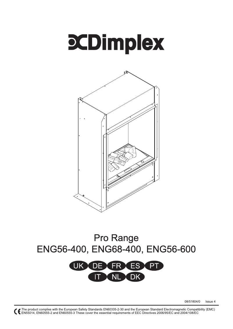 Página 1 del manual Manual de usuario Dimplex ENG56-400