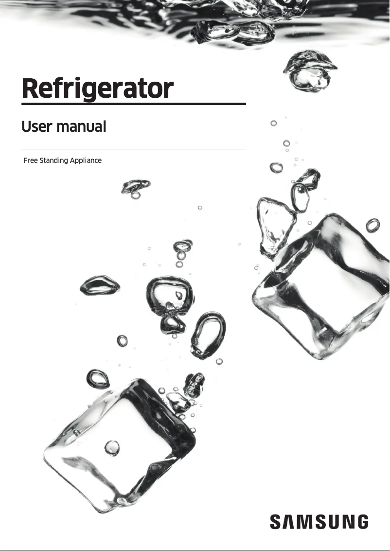 Página 1 del manual Manual de usuario Samsung RS62R50014G