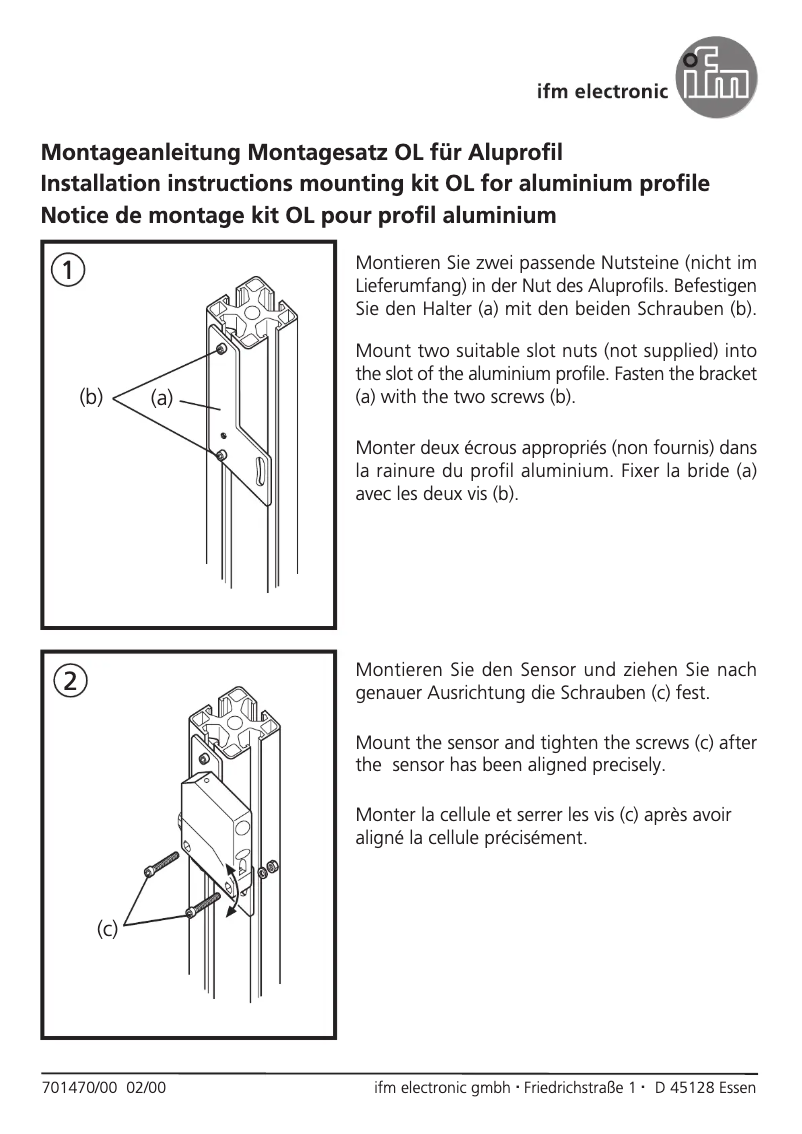 Page 1 of the manual User Manual IFM E20882