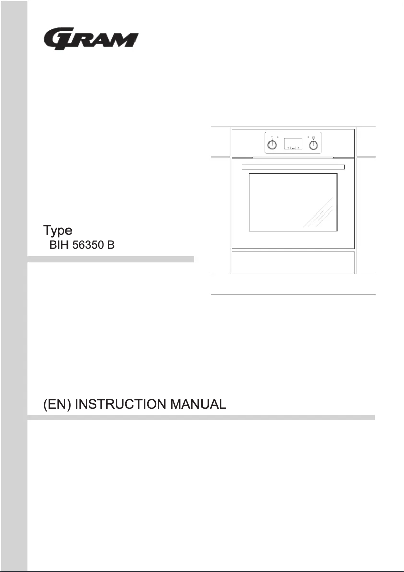 Page 1 de la notice Manuel utilisateur Gram BIH 56350 B