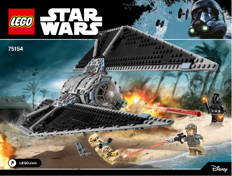 Página 1 del manual Manual de usuario Lego Star Wars 75154