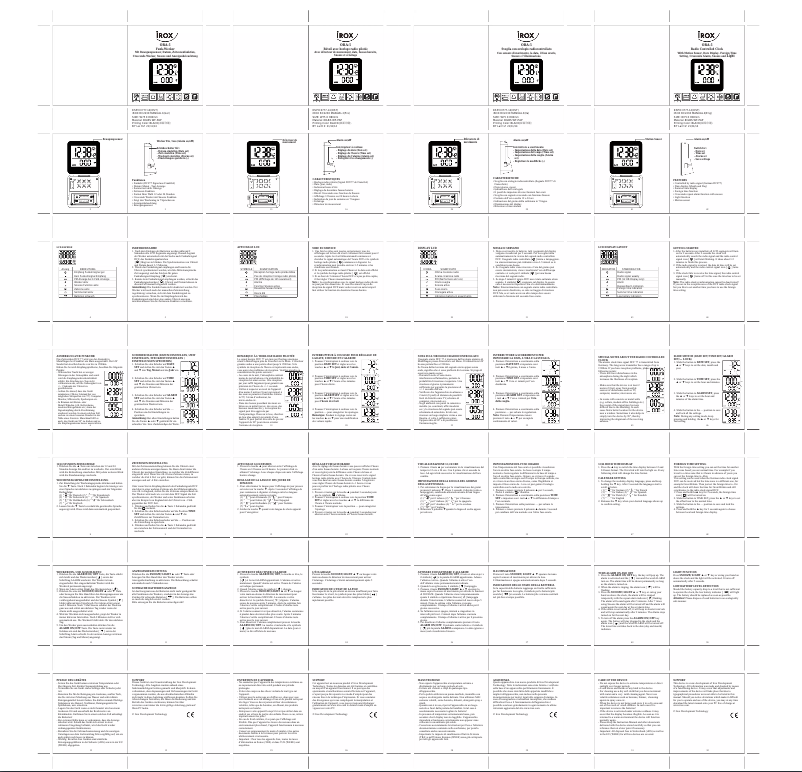 Page 1 de la notice Manuel utilisateur Irox ORA-5