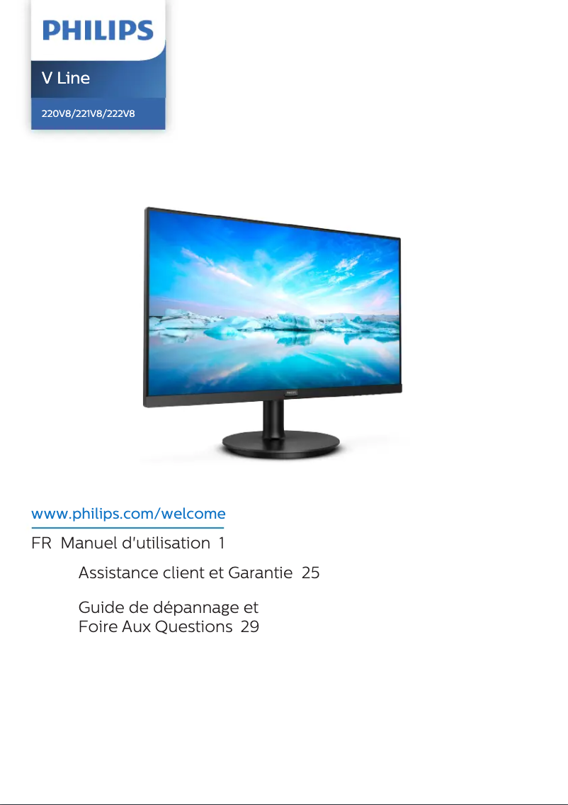 Page n°1 - Manuel utilisateur Philips 220V8