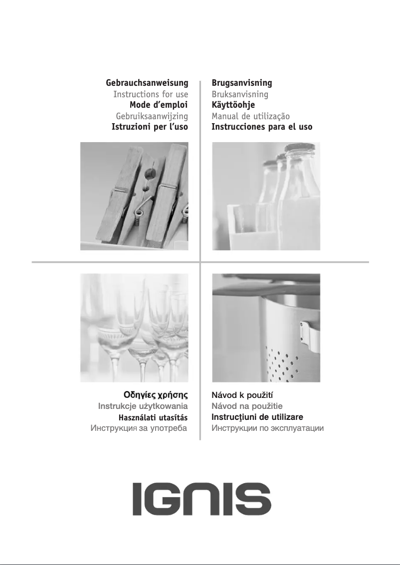 Page 1 of the manual User Manual Ignis ADL 456/1 A+