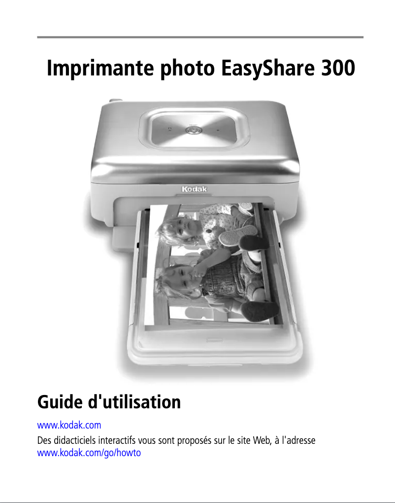 Page 1 of the manual User Manual Kodak EasyShare Photo Printer 300
