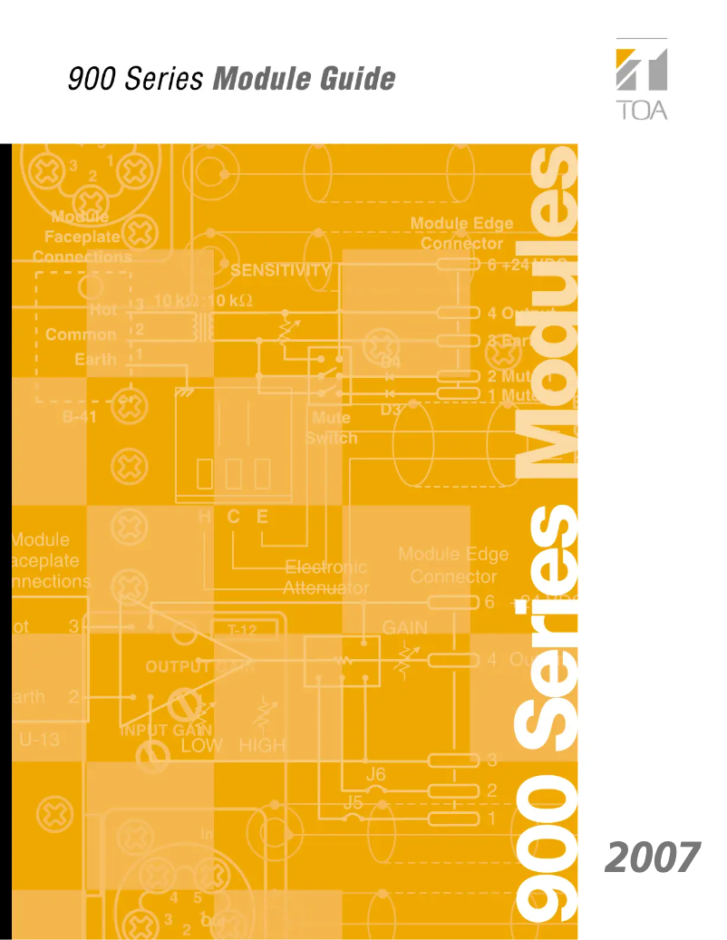 Page 1 de la notice Manuel utilisateur TOA U-43R