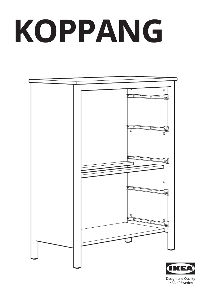 Page 1 de la notice Manuel utilisateur Ikea KOPPANG 204.845.96