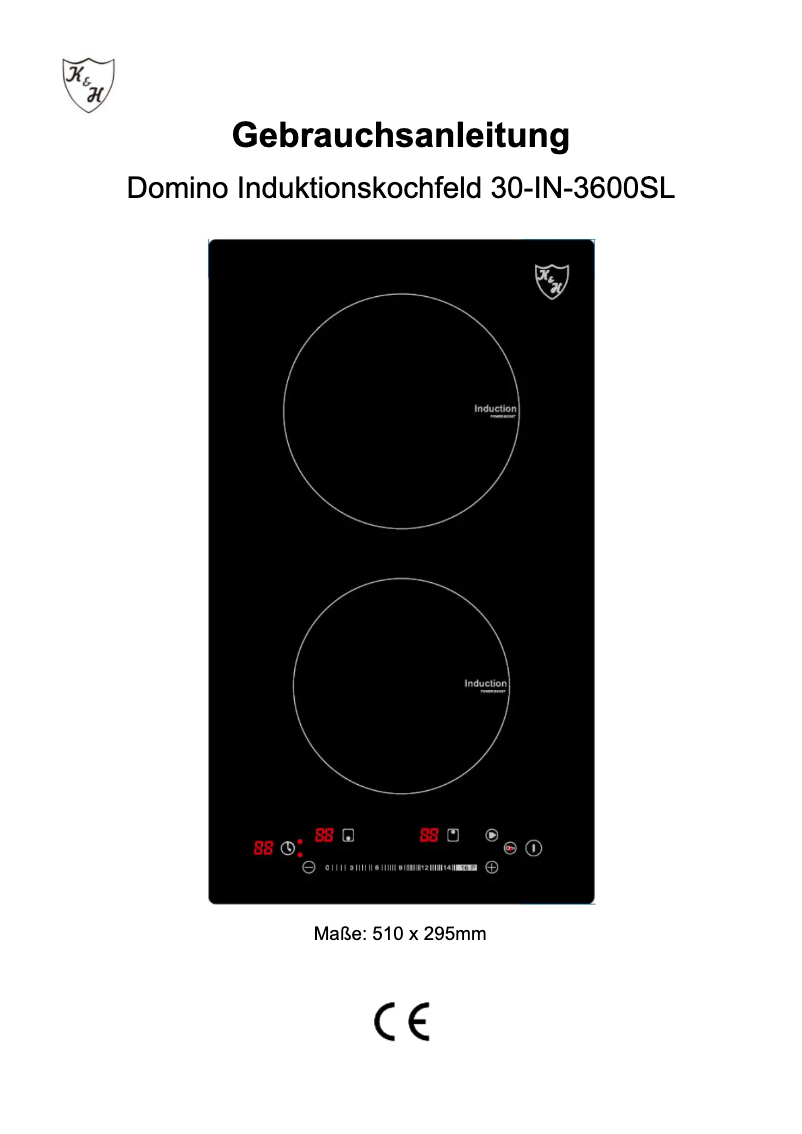 Page 1 de la notice Manuel utilisateur K&H 30-IN-3600SL