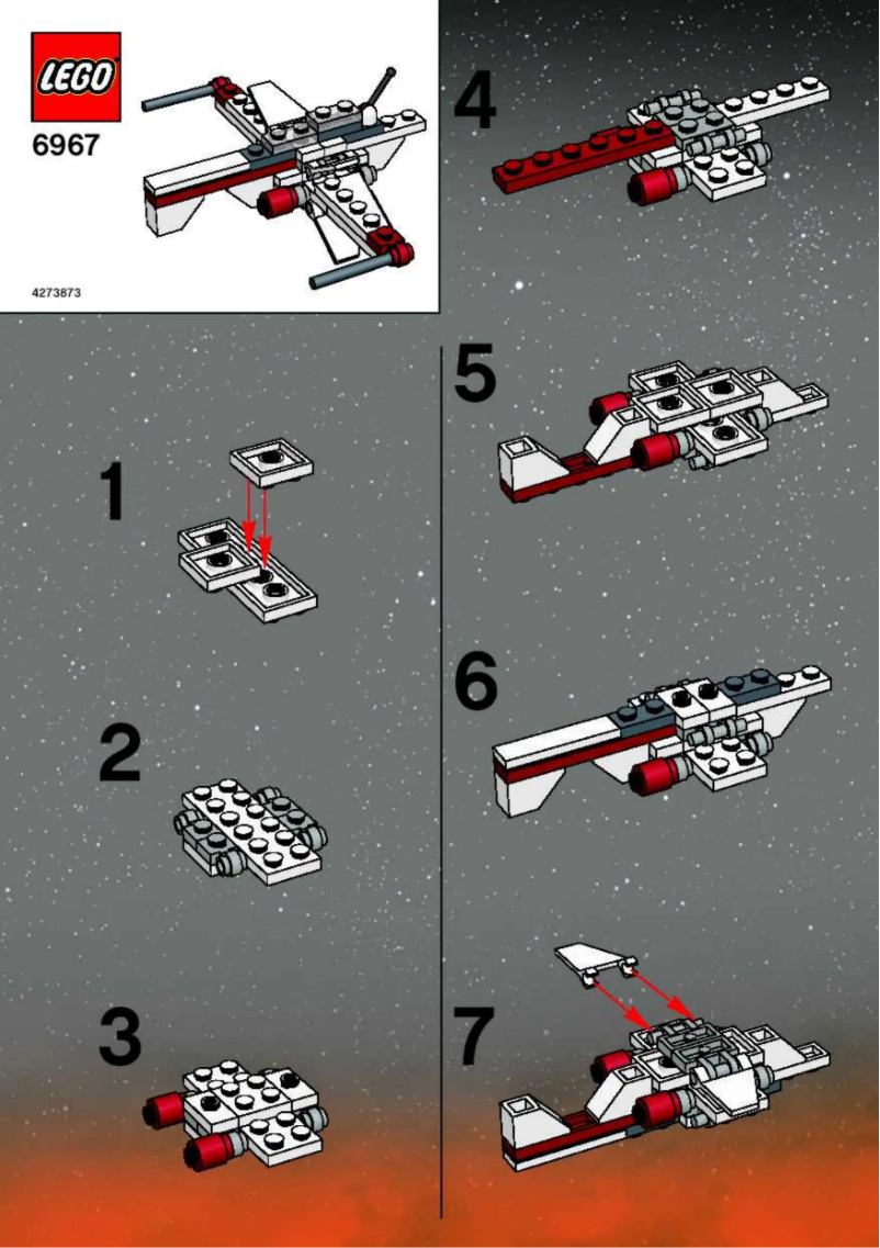 Página 1 del manual Manual de usuario Lego Mini ARC Fighter