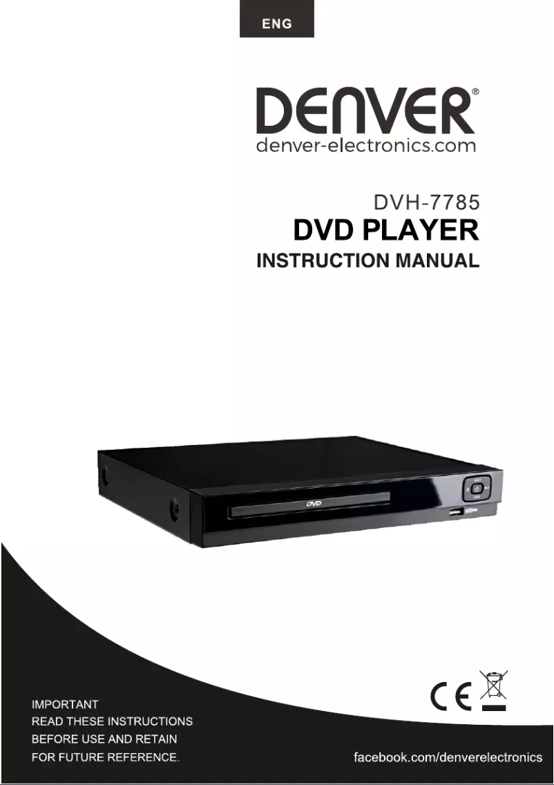 Page 1 de la notice Manuel utilisateur Denver DVH-7785