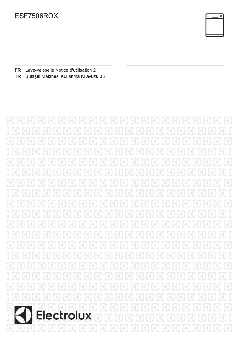 Page 1 de la notice Manuel utilisateur Electrolux ESF7506ROX