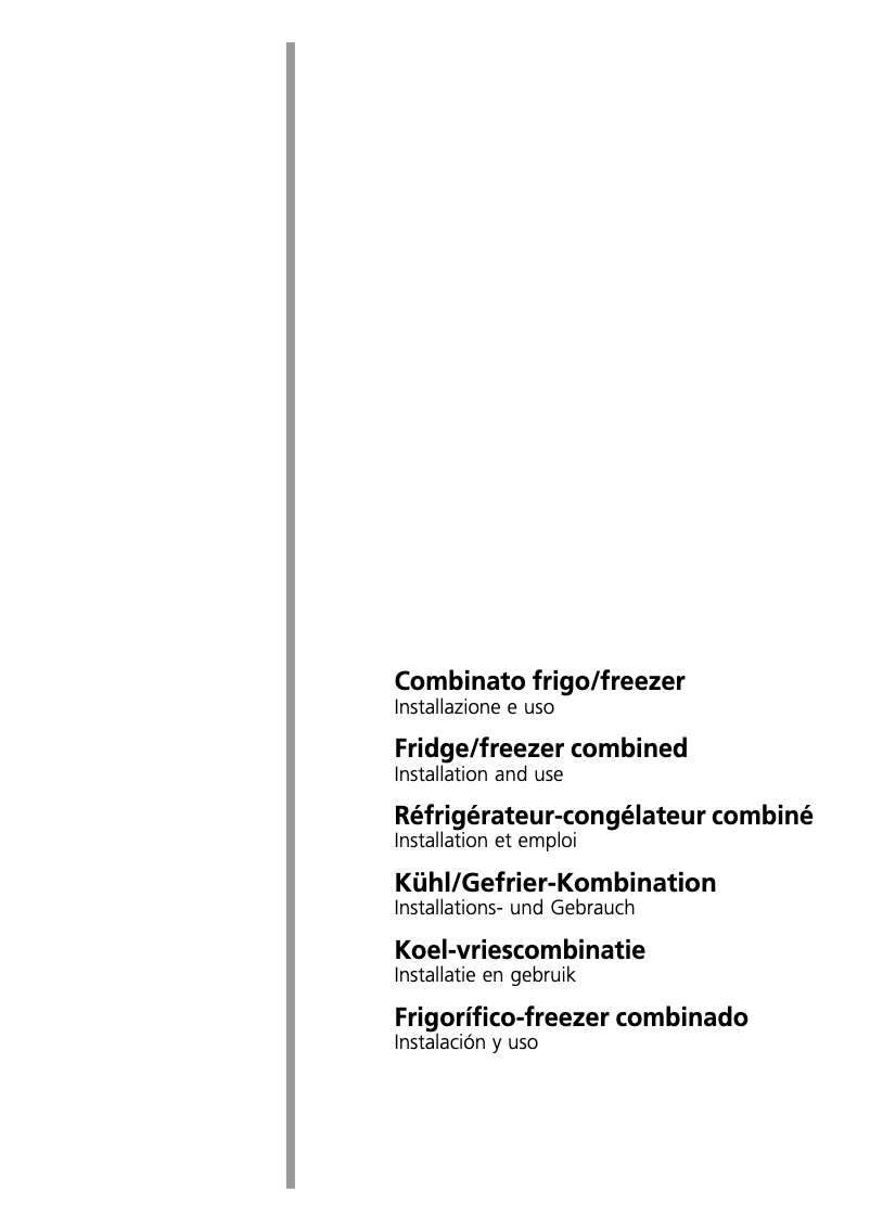 Page 1 de la notice Manuel utilisateur Smeg CR 330 SE 1