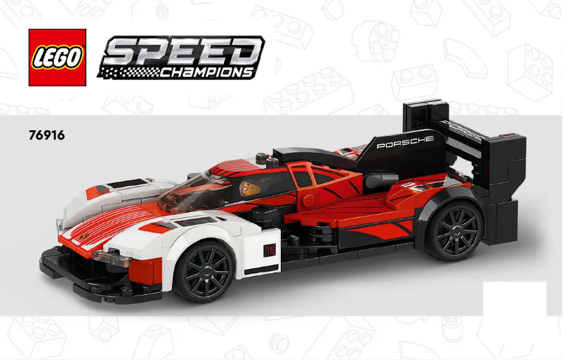 Página 1 del manual Manual de usuario Lego Speed Champions 76916