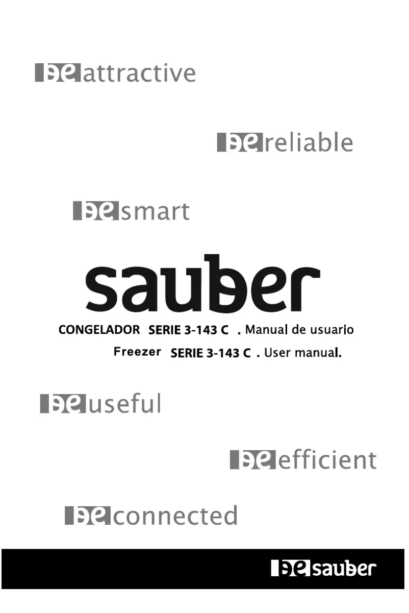 Página 1 del manual Manual de usuario Sauber SERIE 3-143C