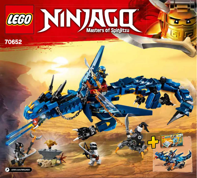 Página 1 del manual Manual de usuario Lego Ninjago 70652