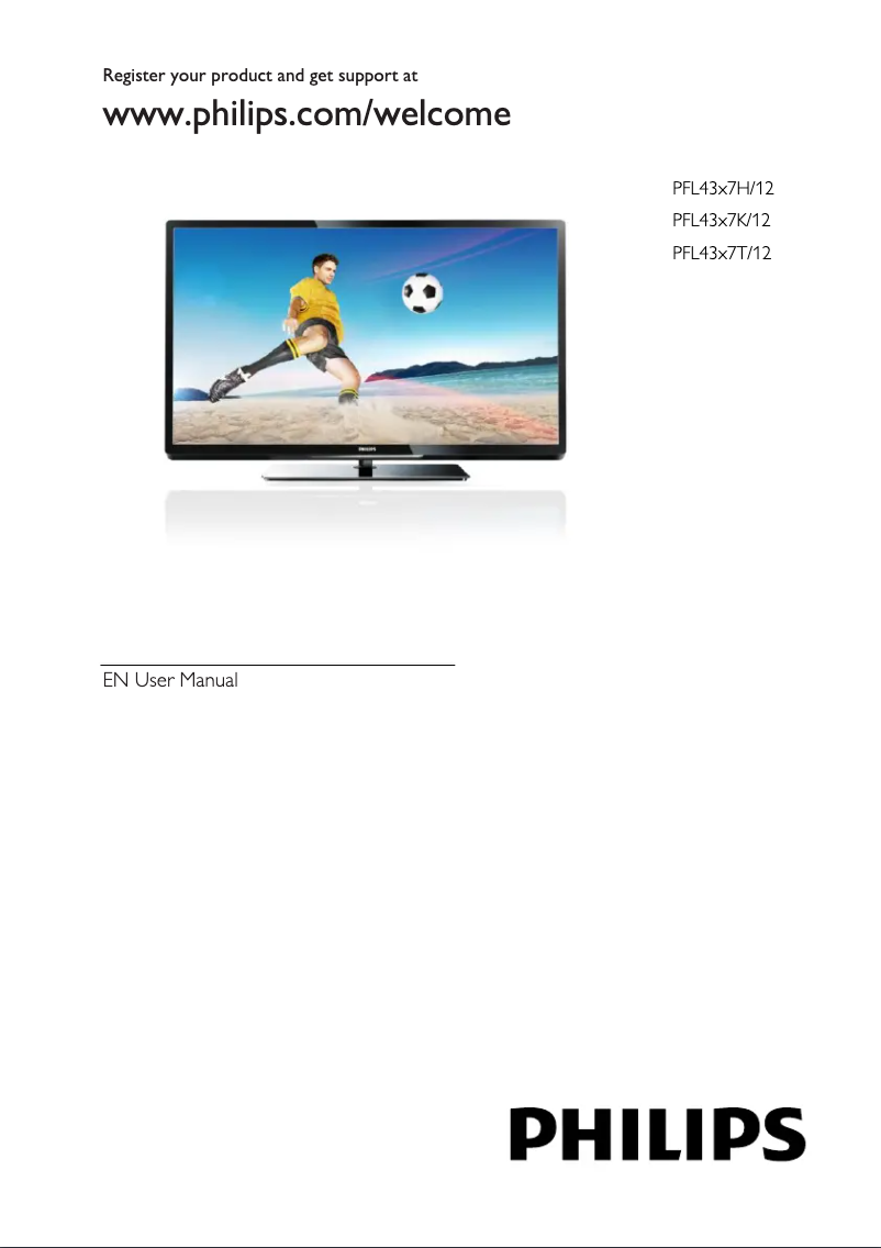 Página 1 del manual Manual de usuario Philips 42PFL4317K