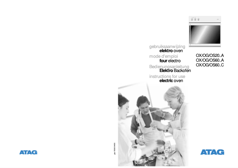 Página 1 del manual Manual de usuario Atag OG2011AR01GB