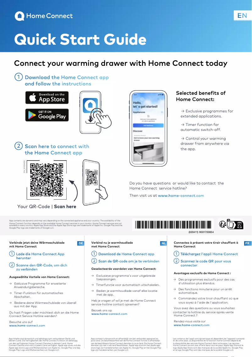 Page 1 de la notice Manuel utilisateur Siemens BI710C1W1