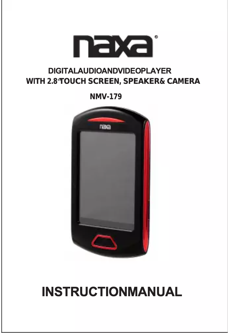 Page 1 of the manual User Manual Naxa NMV-179