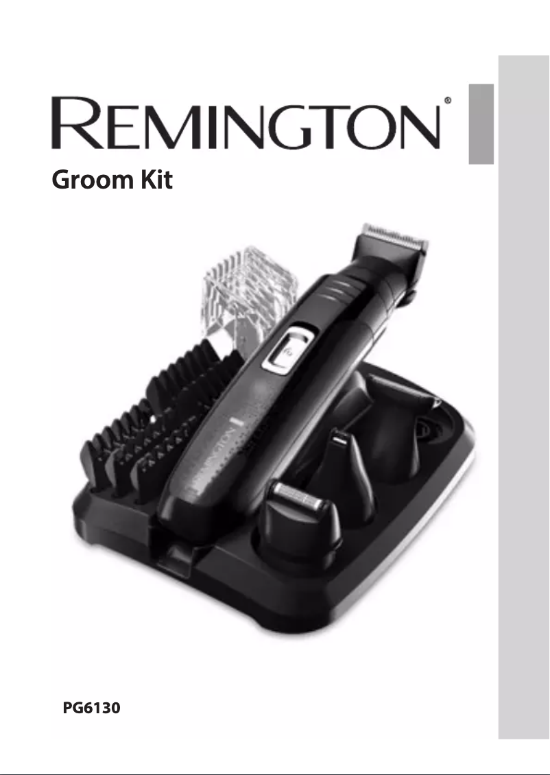 Page 1 de la notice Manuel utilisateur Remington Groom Kit PG6130
