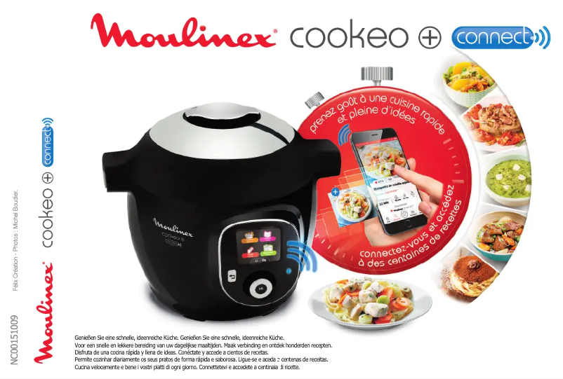 Page 1 de la notice Instructions / montage Moulinex Cookeo CE859800