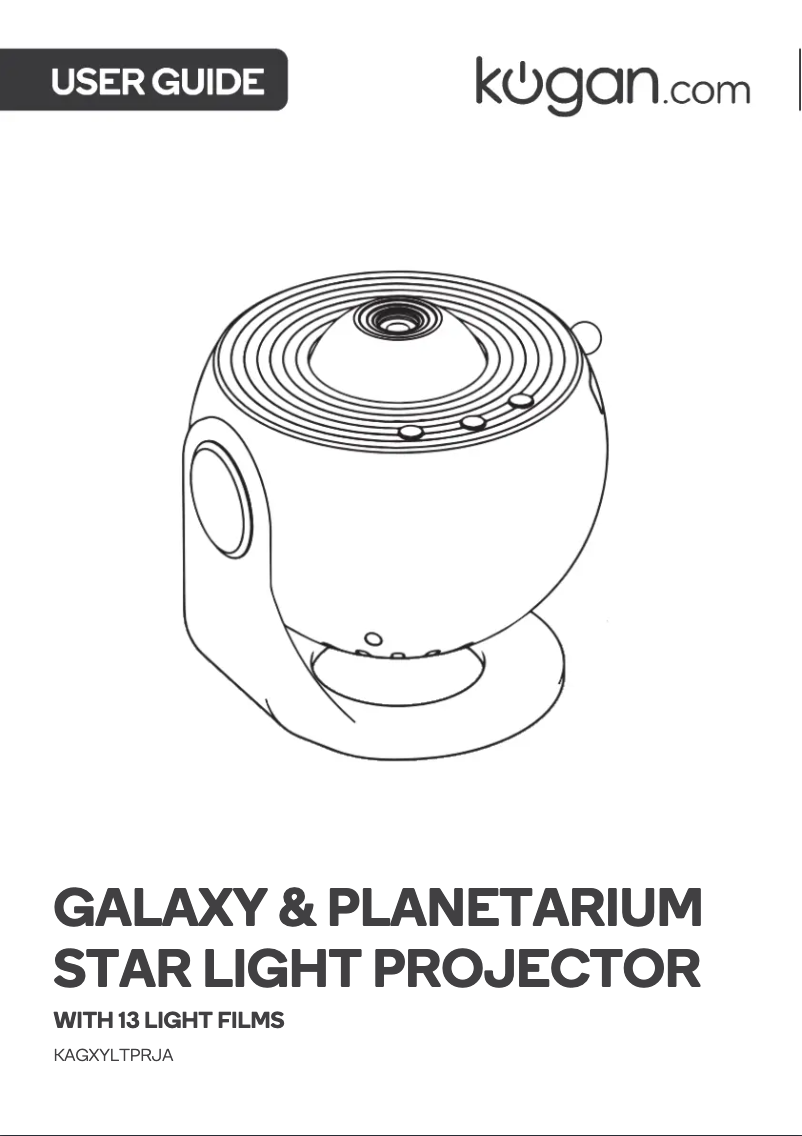 Page 1 de la notice Manuel utilisateur Kogan KAGXYLTPRJA