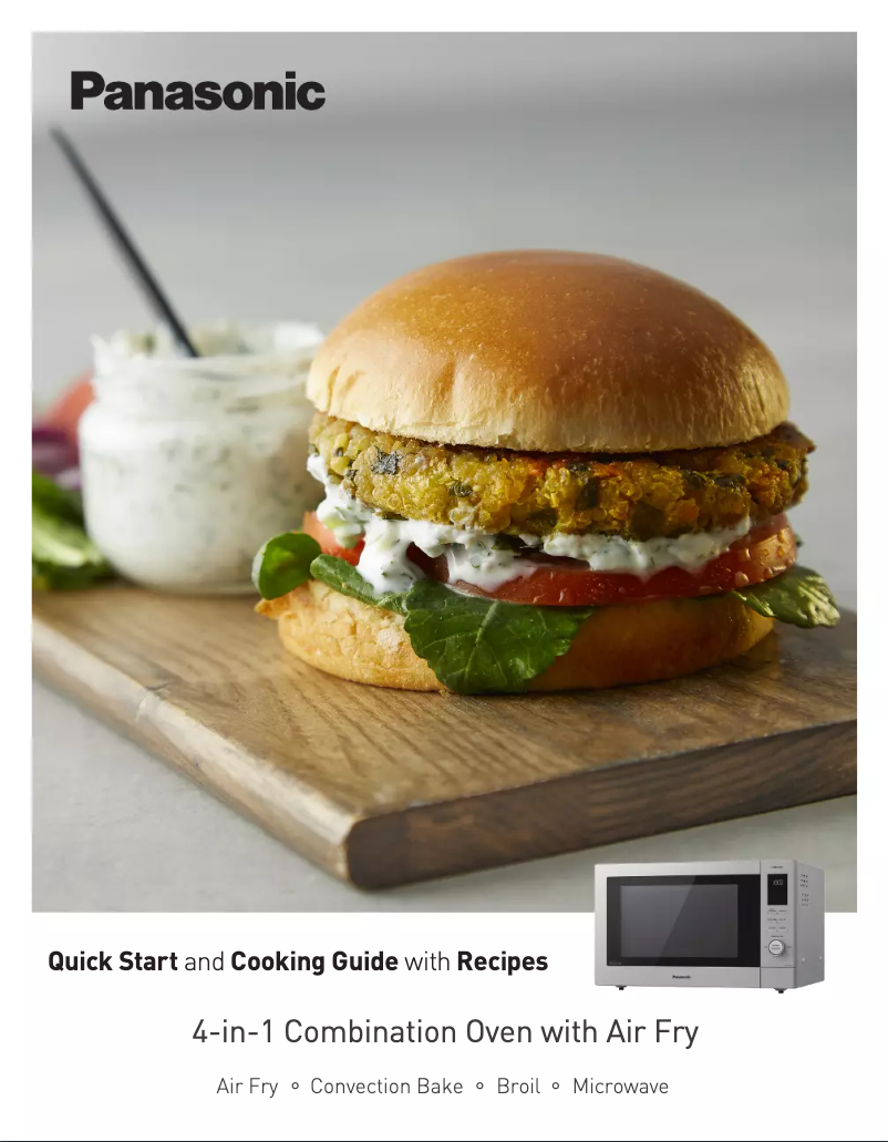 Página 1 del manual Guía de inicio rápido Panasonic NN-CD87KS